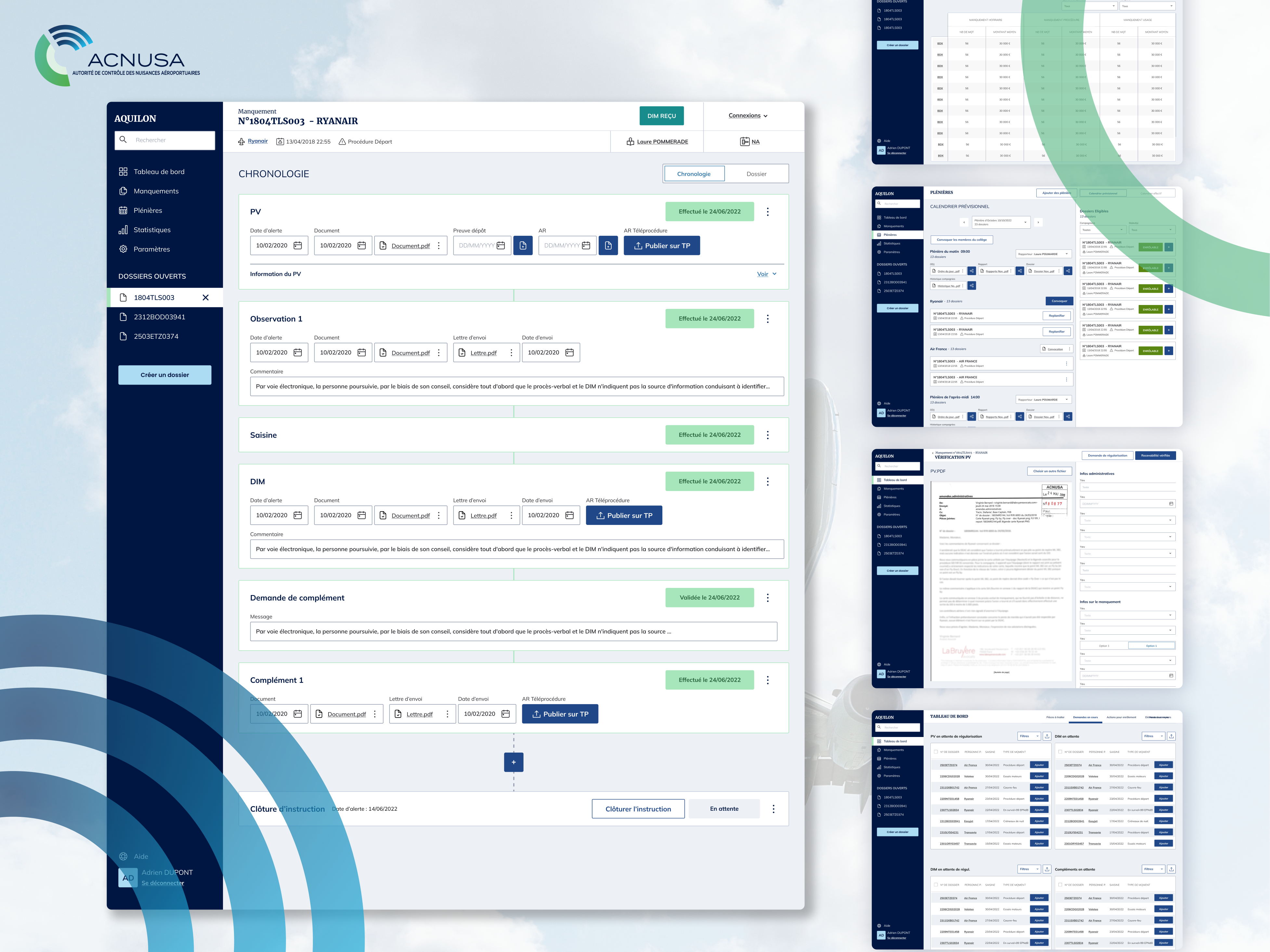 Visual preview of the Aquilon web app